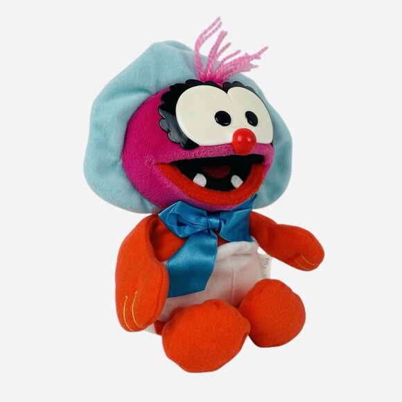 Vintage 1997 Muppet Babies Animal Bean Bag Plush Jim Henson Toy Biz 90s Cartoon - Picture 1 of 12